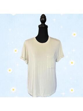 American Eagle soft & sexy seafoam green pocket tee basic Y2K size small 💚